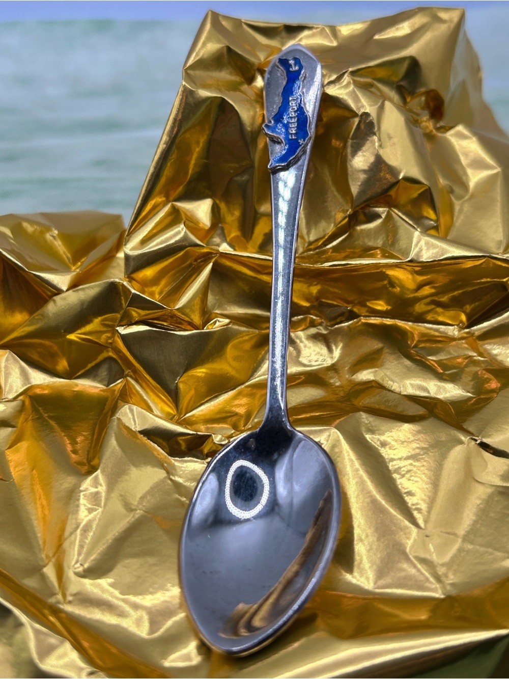 Freeport Bahamas 925 Silver Souvenir Spoon Vintage VGC